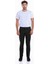 Erkek Siyah Regular Fit Yüksek Bel Düz Paça Basic Kanvas Pantolon 5