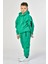 Kapüşonlu Erkek Çocuk Sweatshirt - Yeşil Yeşil - 8-10 Yaş 4
