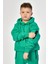 Kapüşonlu Erkek Çocuk Sweatshirt - Yeşil Yeşil - 12-14 Yaş 3