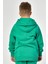 Kapüşonlu Erkek Çocuk Sweatshirt - Yeşil Yeşil - 12-14 Yaş 5