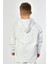 Kapüşonlu Erkek Çocuk Sweatshirt - Beyaz Beyaz - 8-10 Yaş 3