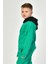 Cepli Kapüşonlu Erkek Çocuk Sweatshirt - Yeşil Yeşil - 8-10 Yaş 3