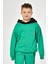 Cepli Kapüşonlu Erkek Çocuk Sweatshirt - Yeşil Yeşil - 12-14 Yaş 2