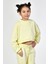 Bisiklet Yaka Crop Kız Çocuk Sweatshirt - Limon Sarısı Limon Sarısı - 10-12 Yaş 2
