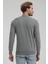 New World Polo Bisiklet Yaka Gri Slim Fit Sweatshirt 22FWM60122 5