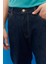 West Loose Fit Rahat Kesim Koyu Mavi Esnek Jean Kot Pantolon 5
