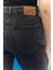 Kadın Carol Cropped Straight Fit Yüksek Bel Esnek Jean Kot Pantolon 4