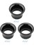 3 Adet 50MM 2 "siyah Velocity Stack Huni Kiti PWK24 PWK30 Karbüratör (Yurt Dışından) 1