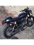 Retro Cafe Racer Için 2xblack Mavi Motosiklet Plastik Arka Koltuk Kapak Kapağı (Yurt Dışından) 2