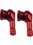 Kırmızı ve Mavi 90 Derece Cnc Alüminyum Motosiklet Valfı Saplamalar Lastik 10MM Çifti 11.3mm (Yurt Dışından) 5