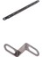 2x 6 Delikli Askı Kayışı Z Tipi Egzoz Muffler Delilen Braket Motosiklet (Yurt Dışından) 1