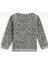 Leopar Desenli Sweatshirt Bisiklet Yaka 2
