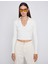 Polo Yaka Crop Tişört Uzun Kollu 3