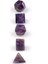 Ametist Doğal Taş Platonik Set 3