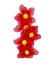 Sarkıt - Süsleme Malzemesi - Çiçek Desenli - 90CM - Kırmızı 2