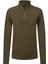 Potra Yarım Fermuarlı Çocuk Polar Sweatshirt Haki 1