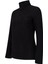 Pinna Yarım Fermuarlı Kadın Polar Sweatshirt Siyah 2