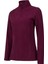 Pinna Yarım Fermuarlı Kadın Polar Sweatshirt Mor 2