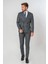 Arendal Likralı Slim Fit T100 Kruvaze 6 Drop Takım Elbise Desenli 4