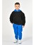 Cepli Kapüşonlu Erkek Çocuk Sweatshirt - Siyah Siyah - 8-10 Yaş 1