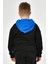 Cepli Kapüşonlu Erkek Çocuk Sweatshirt - Siyah Siyah - 8-10 Yaş 5