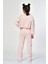 Cepli, Fermuarlı Kız Çocuk Eşofman Altı - Pembe Pembe - 8-10 Yaş 4