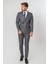 Farsund Slim Fit Likralı T114 6 Drop Kruvaze Takım Elbise Desenli 4