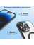 Apple Iphone 14 Pro Uyumlu Kılıf Kamera Lens Korumalı Derin Mor Kenarlı Parlak Magsafe Halkalı Wireless Şarj Özellikli Renkli Magsafe Halkalı Clear Gbox Pixel 3