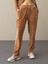 Kadın Camel Kadife Sweat Pantolon 2