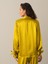 Kadın Sarı Oversize Saten Gömlek 5