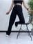 Kadın Süper Yüksek Bel Geniş Paça Wide Leg Jeans Pantolon 3
