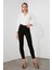 Solmayan Likralı Skinny Jeans Toparlayıcı Kömür Karası Kot Pantolon 3