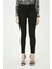 Renk Vermeyen Simsiyah Skinny Jeans Dar Paça Kot Pantolon 2