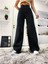 Ellara Siyah Süper Yüksek Bel Wide Leg Jeans Likralı Bol Paça Kot Pantolon 1