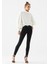 Renk Vermeyen Toparlayıcı Siyah Süper Skinny Jeans Kot Pantolon (Kapkara) 1