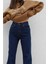 Mickeyy Koyu Mavi Süper Yüksek Bel Bol Paça Denim Kot Pantolon- Wide Leg 3