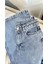 Noel Mavi Kar Likralı Süper Yüksek Bel Wide Leg Jean Salaş Geniş Paça Kot Pantolon 5