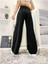 Siyah Rahat Kalıp Wide Leg Jeans - Salaş Süper Yüksek Belli Likralı Kot Pantolon 3