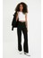 Kadın Süper Yüksek Bel Geniş Paça Wide Leg Jeans Pantolon 2