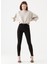 Kadın Siyah Dar Paça Yüksek Bel Skinny Jeans Kot Pantolon 2