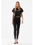 Acayip Siyah Solmaz Kot Pantolon Ince Gösteren Skinny Jean (Simsiyah) 2