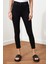 Acayip Siyah Solmaz Kot Pantolon Ince Gösteren Skinny Jean (Simsiyah) 1