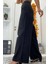 Kadın Süper Yüksek Bel Geniş Paça Wide Leg Jeans Pantolon 3