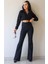 Ispanyol Paça Renk Solmaz Siyah S.i.m.s.i.y.a.h Flare Jeans Kot Pantolon 2