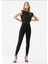 Siyah Süper Skinny Jeans Kot Pantolon (Solmayan Kumaş) 4