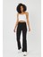 Ispanyol Paça Flare S.i.m.s.i.y.a.h Renk Solmaz Siyah Jeans (Riklalı) 1