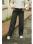 Kadın Süper Yüksek Bel Geniş Paça Wide Leg Jeans Pantolon 2