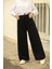 Kadın Süper Yüksek Bel Geniş Paça Wide Leg Jeans Pantolon 3