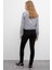Renk Vermeyen Siyah Süper Skinny Jeans Kot Pantolon (Simsiyah) 3