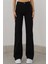 Likralı Süper Yüksek Bel Wide Leg Jean Salaş Geniş Paça Kot Pantolon (Süper Yüksek) 4